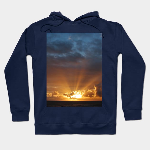 Rays of the Sun at Dawn Hoodie by SusanSavad